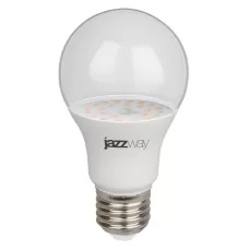 Лампа светодиодная для растений PPG A60 AGRO 9W Clear Е27  JAZZWAY